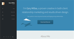 Desktop Screenshot of garymillea.com